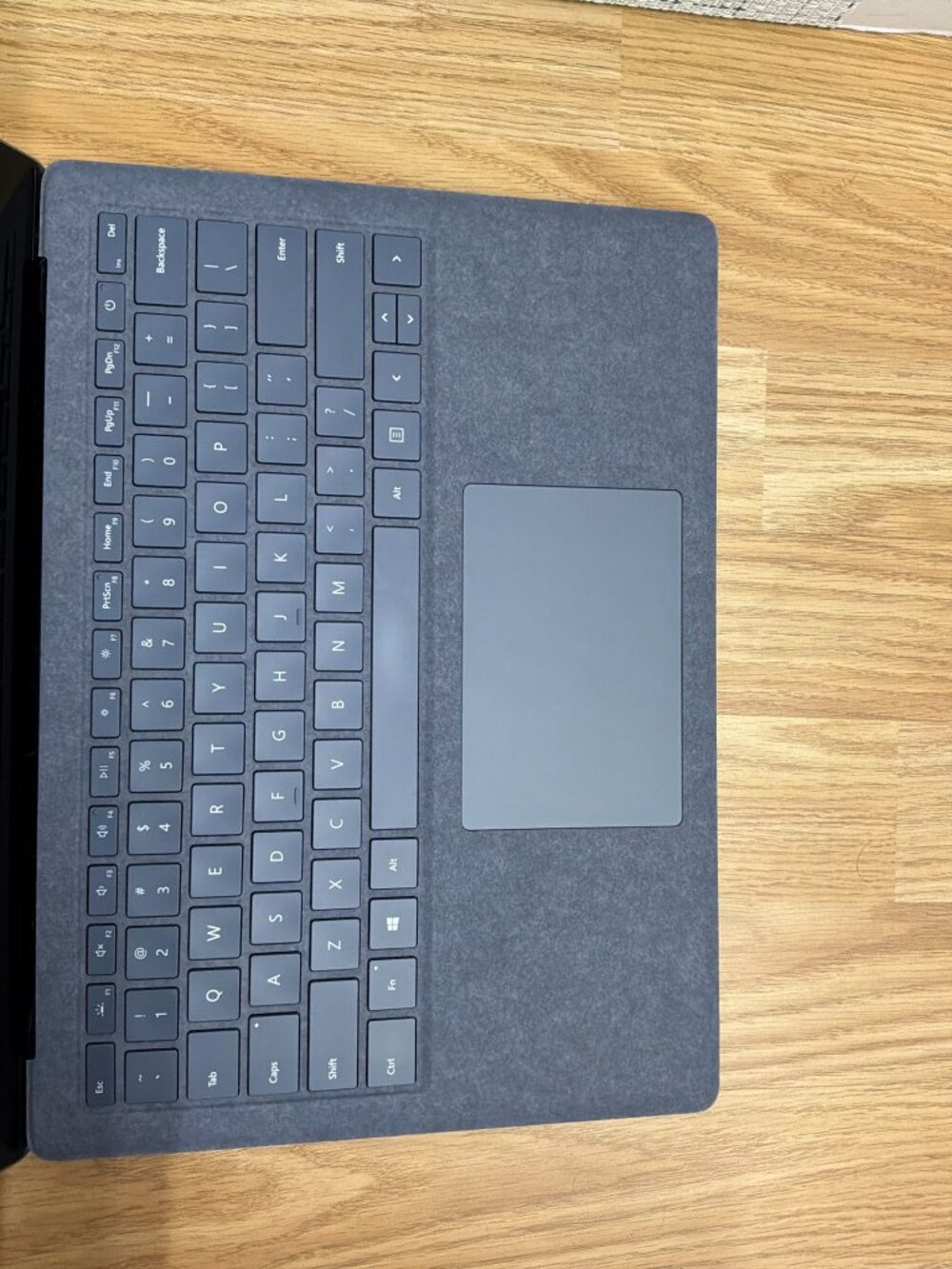 Microsoft Surface Type Cover Keyboard Model 1950 Black Backlit Keyboard